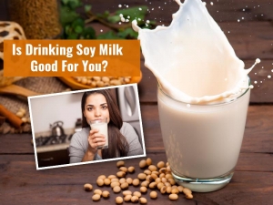 How does soy milk affect the prostate